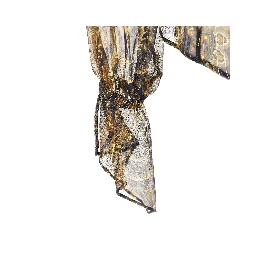 Lurex pinstriped Paisley silk shirt