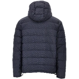 Reversible nylon down jacket