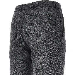 Mélange wool pants