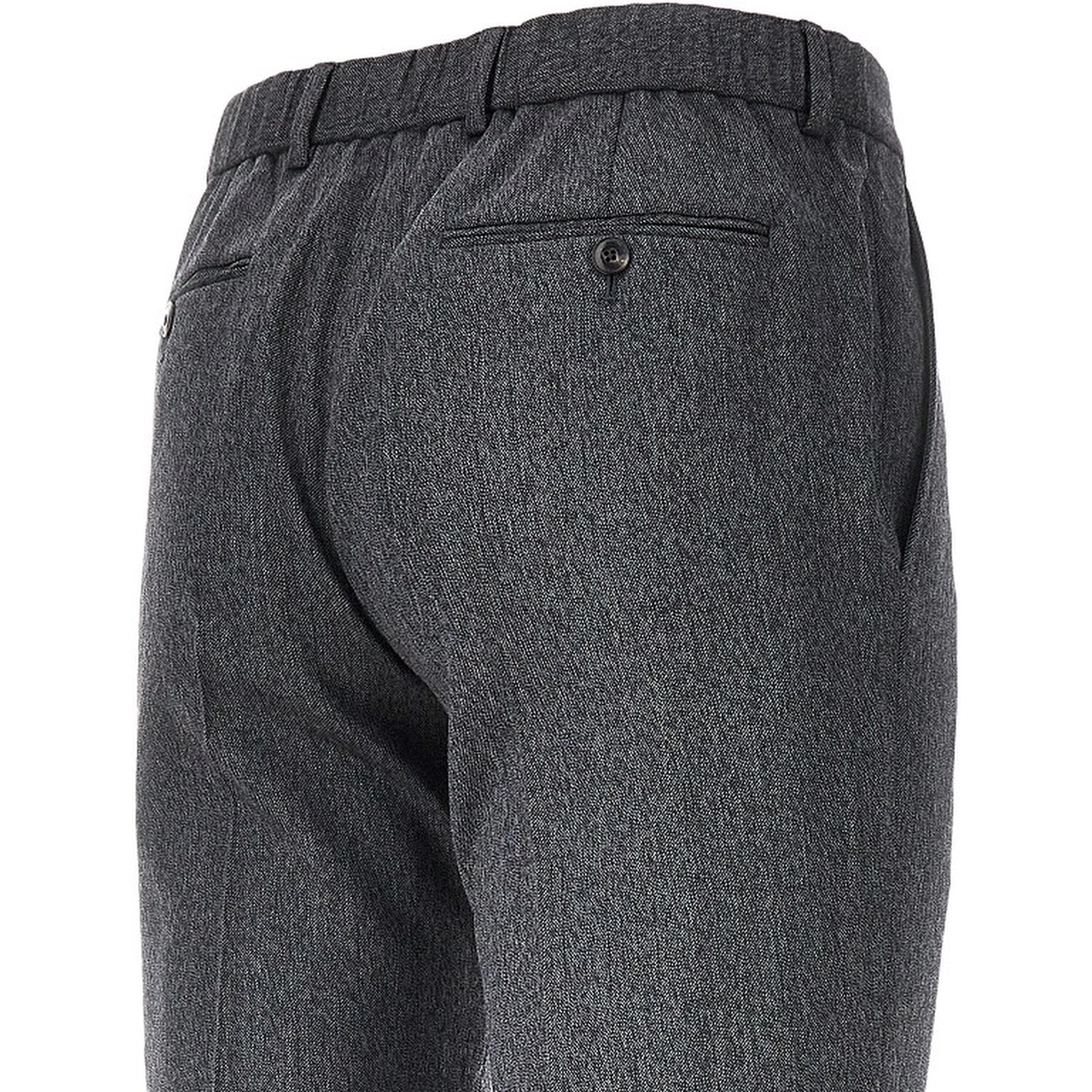 Mélange wool pants