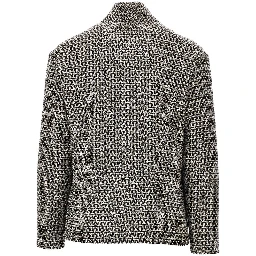 Multicoloured wool jacket