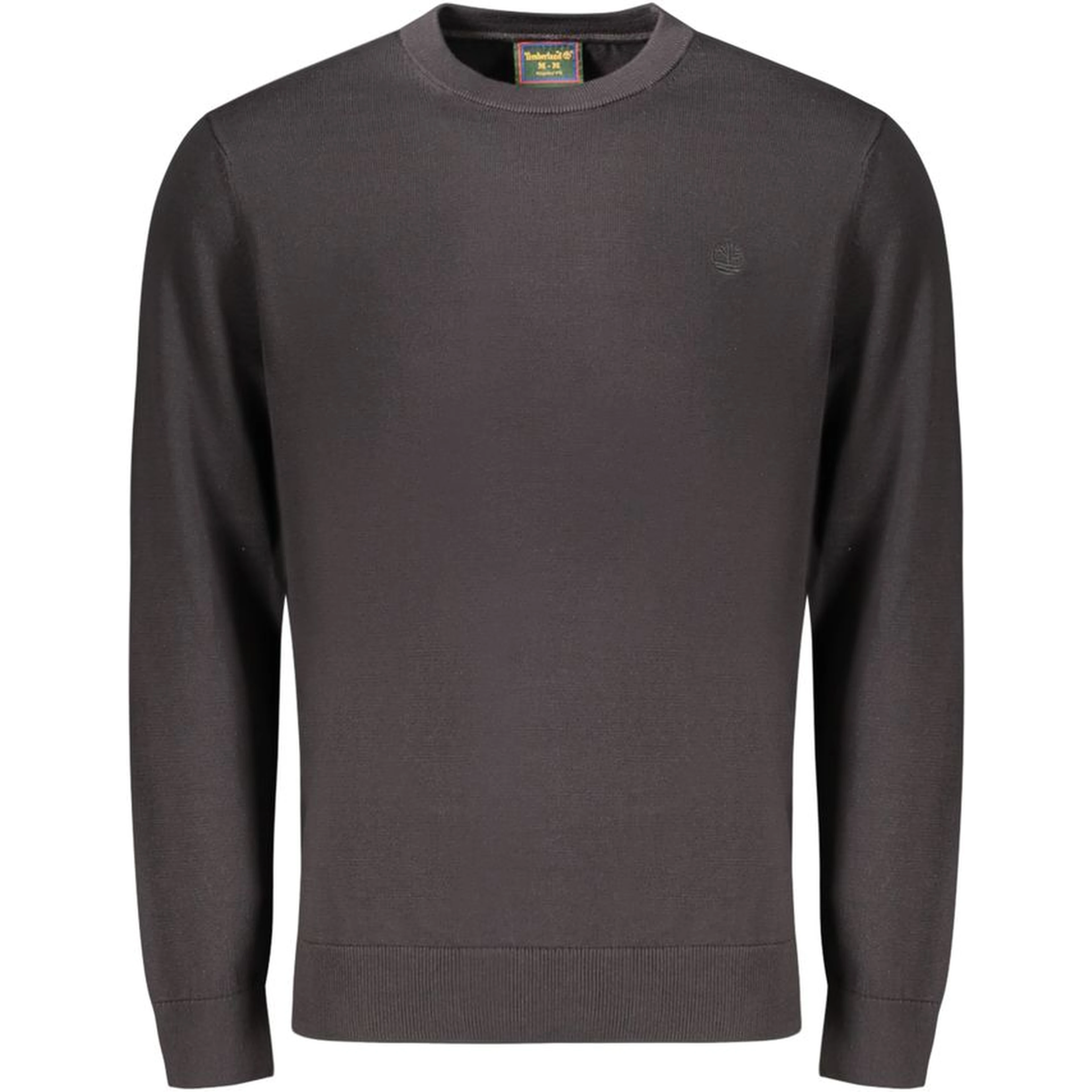Black Cotton Men's Sweater