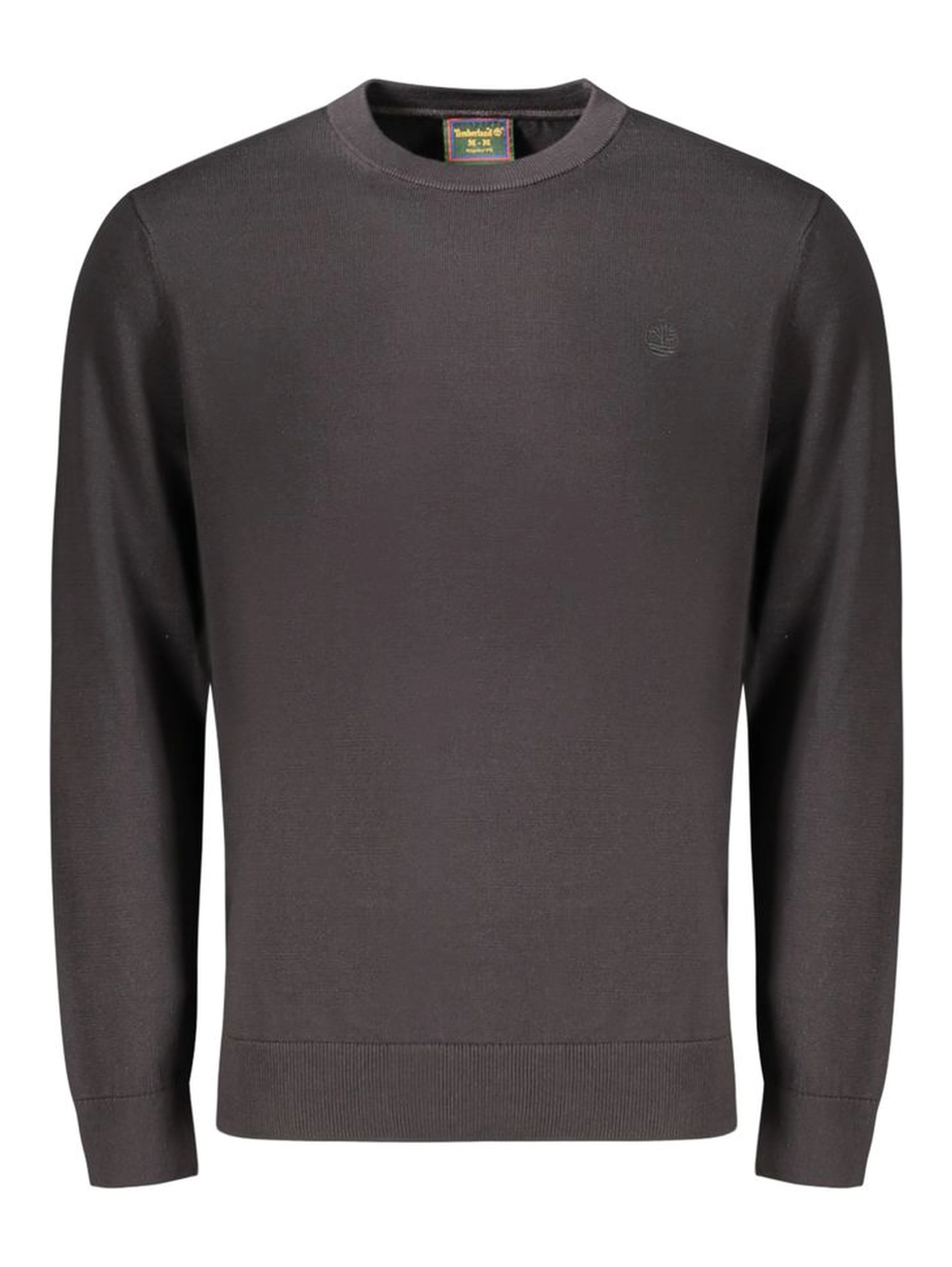 Black Cotton Men's Sweater