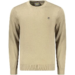 Green Cotton Men's Sweater
