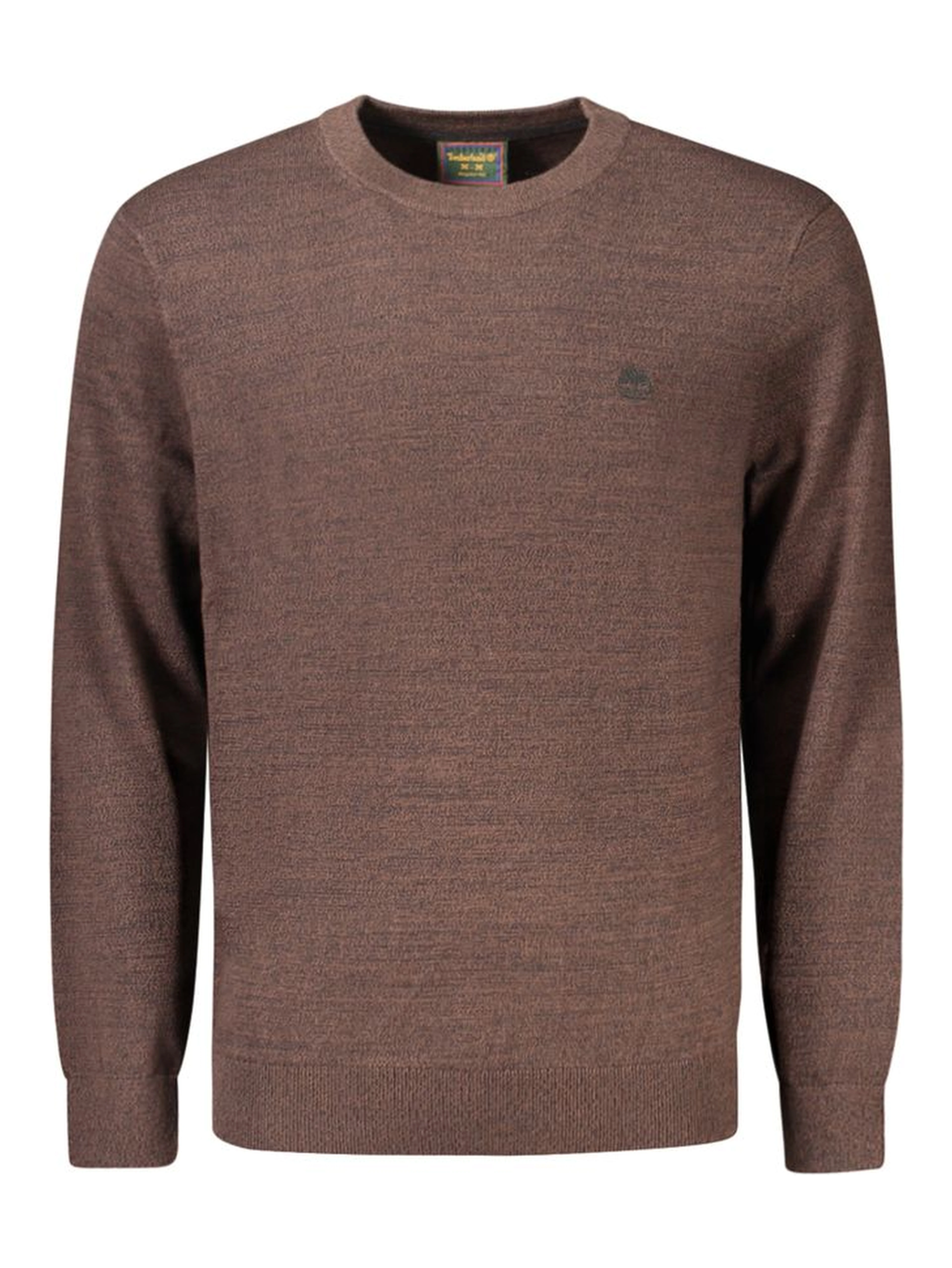 Brown Cotton Men's Sweater