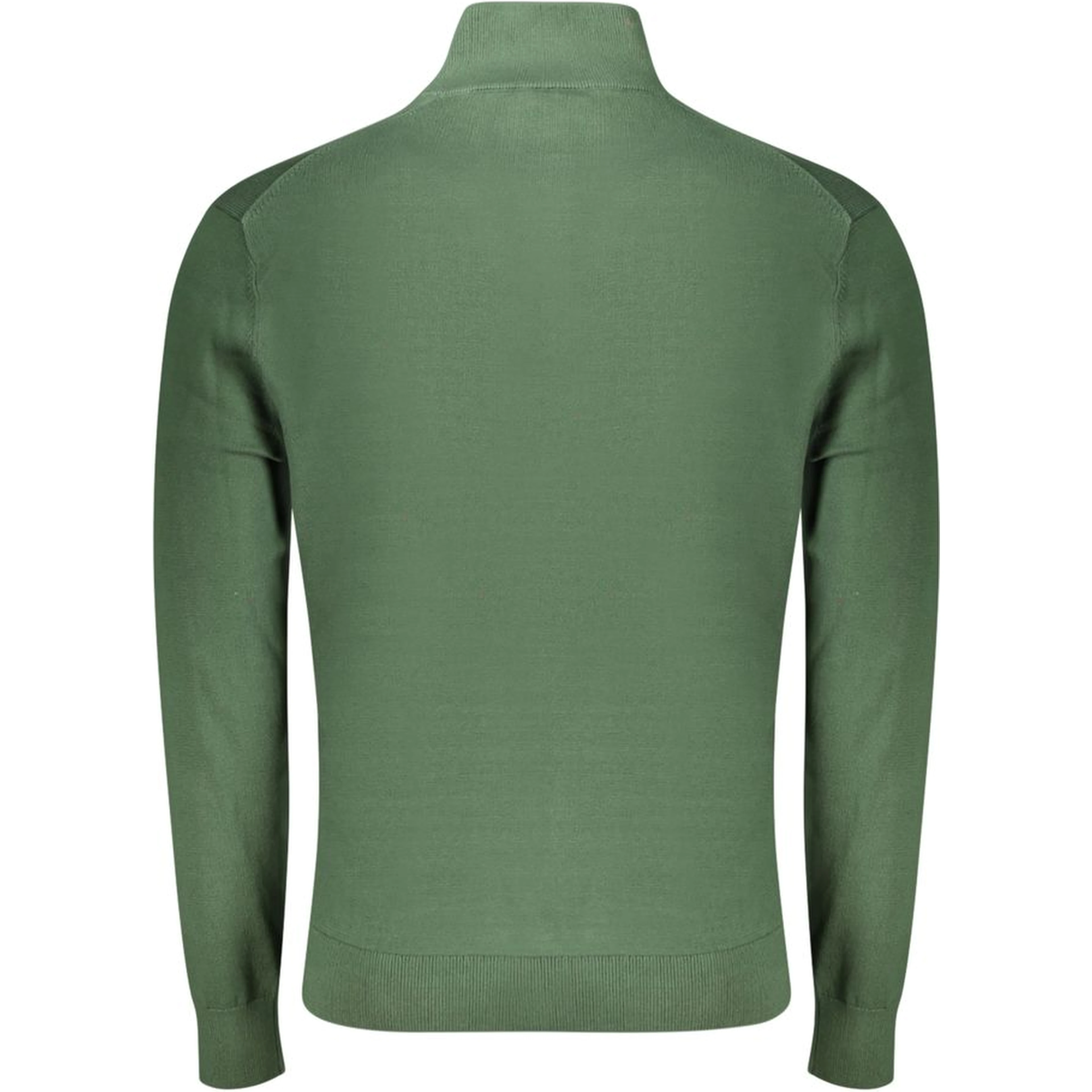 Green Cotton Men's Sweater