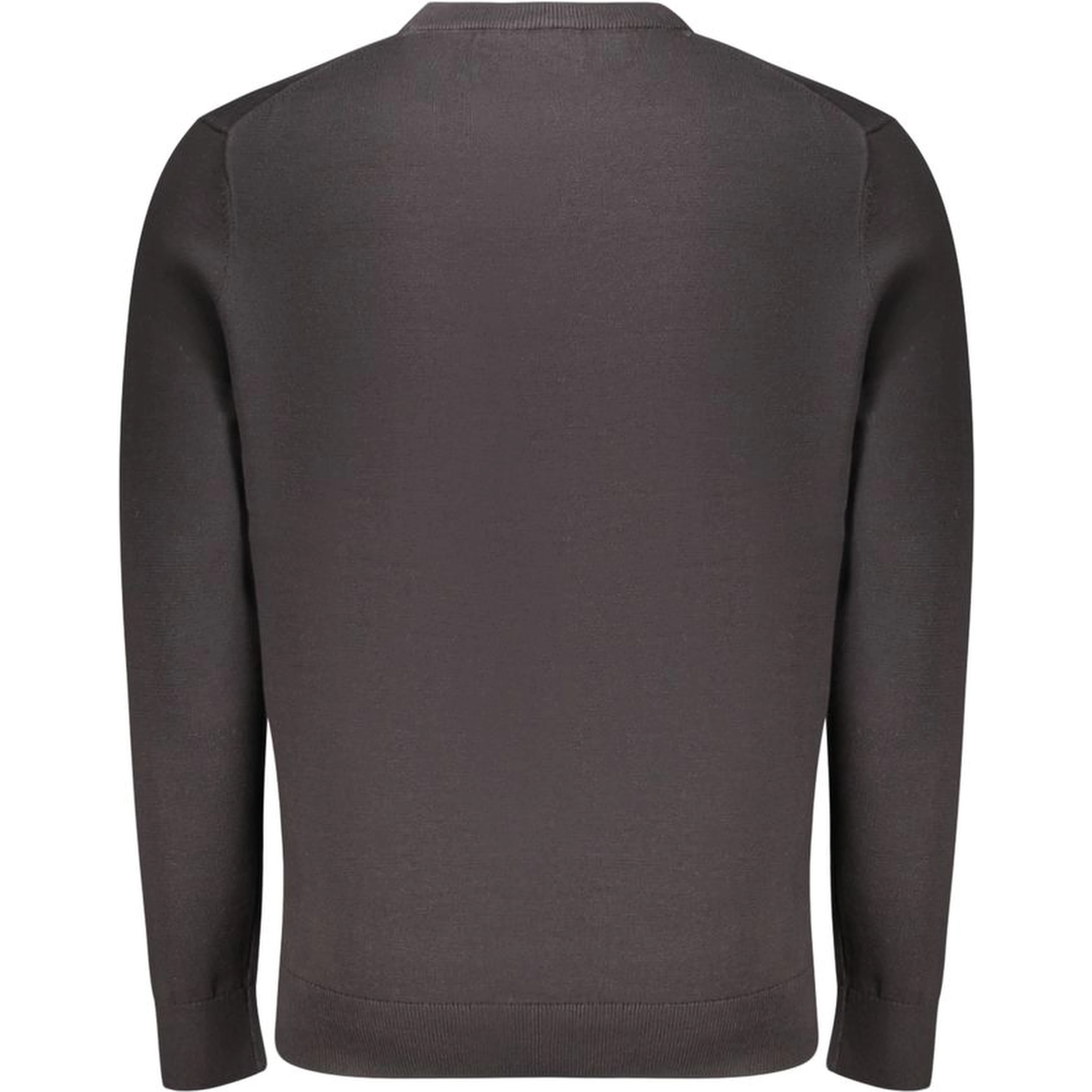 Black Cotton Men's Sweater