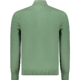 Green Cotton Men's Pullover