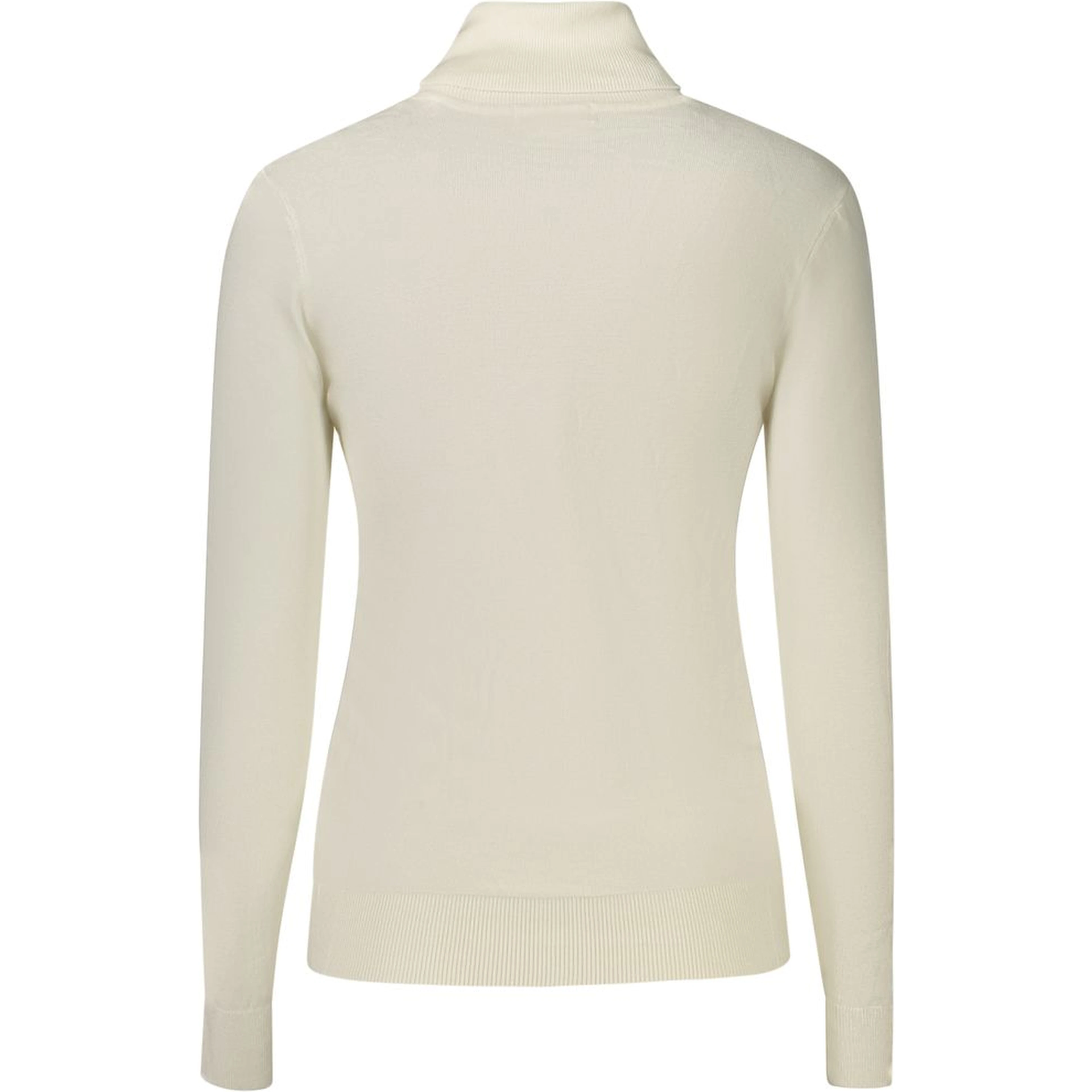 White Viscose Turtleneck