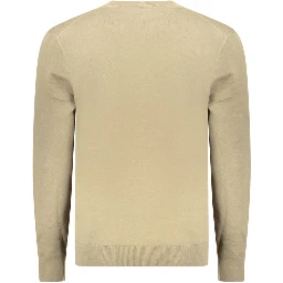 Green Cotton Men's Sweater