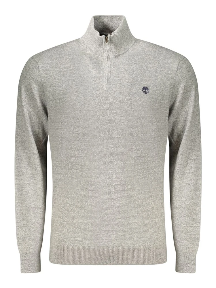 Gray Cotton Men's Sweater