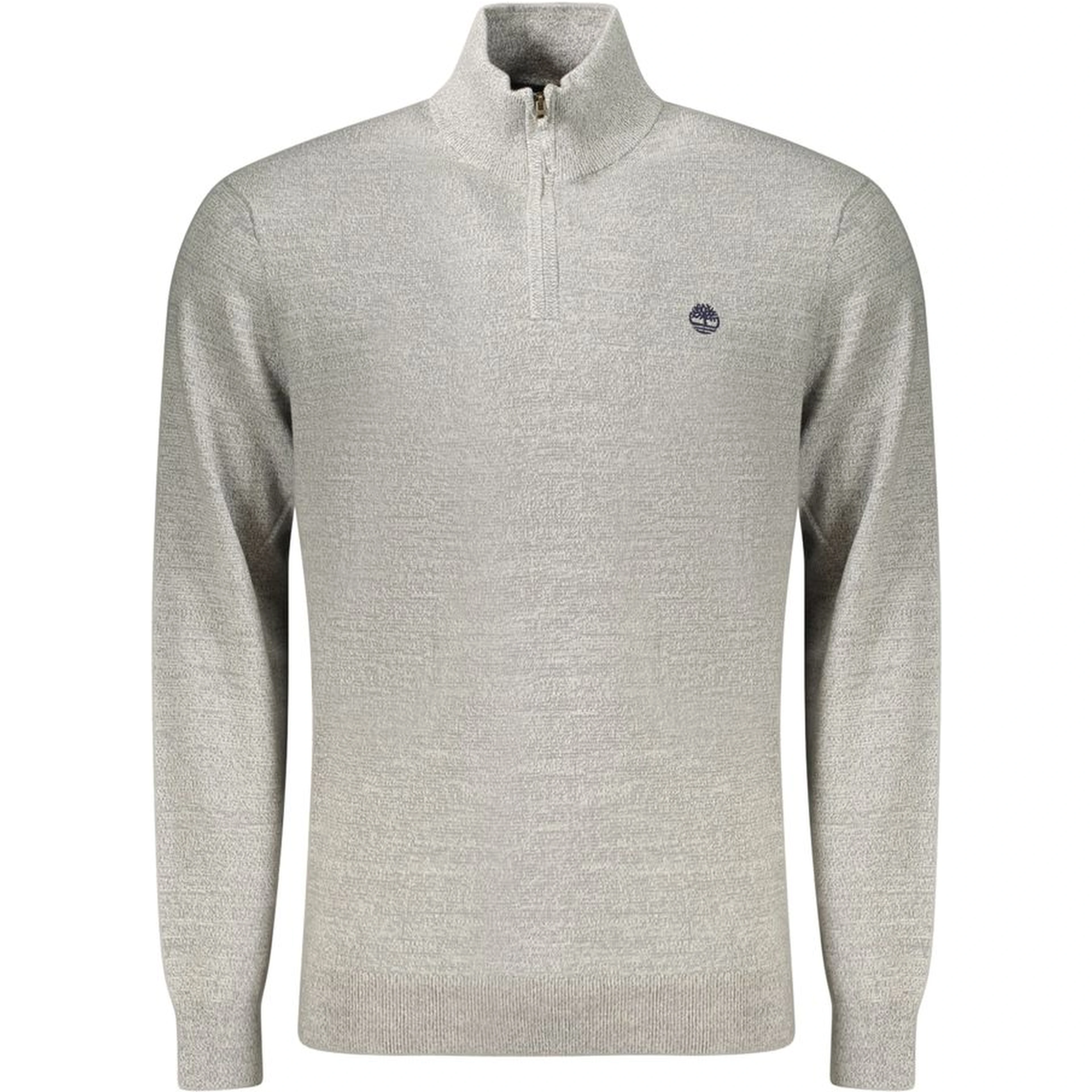 Gray Cotton Men's Sweater