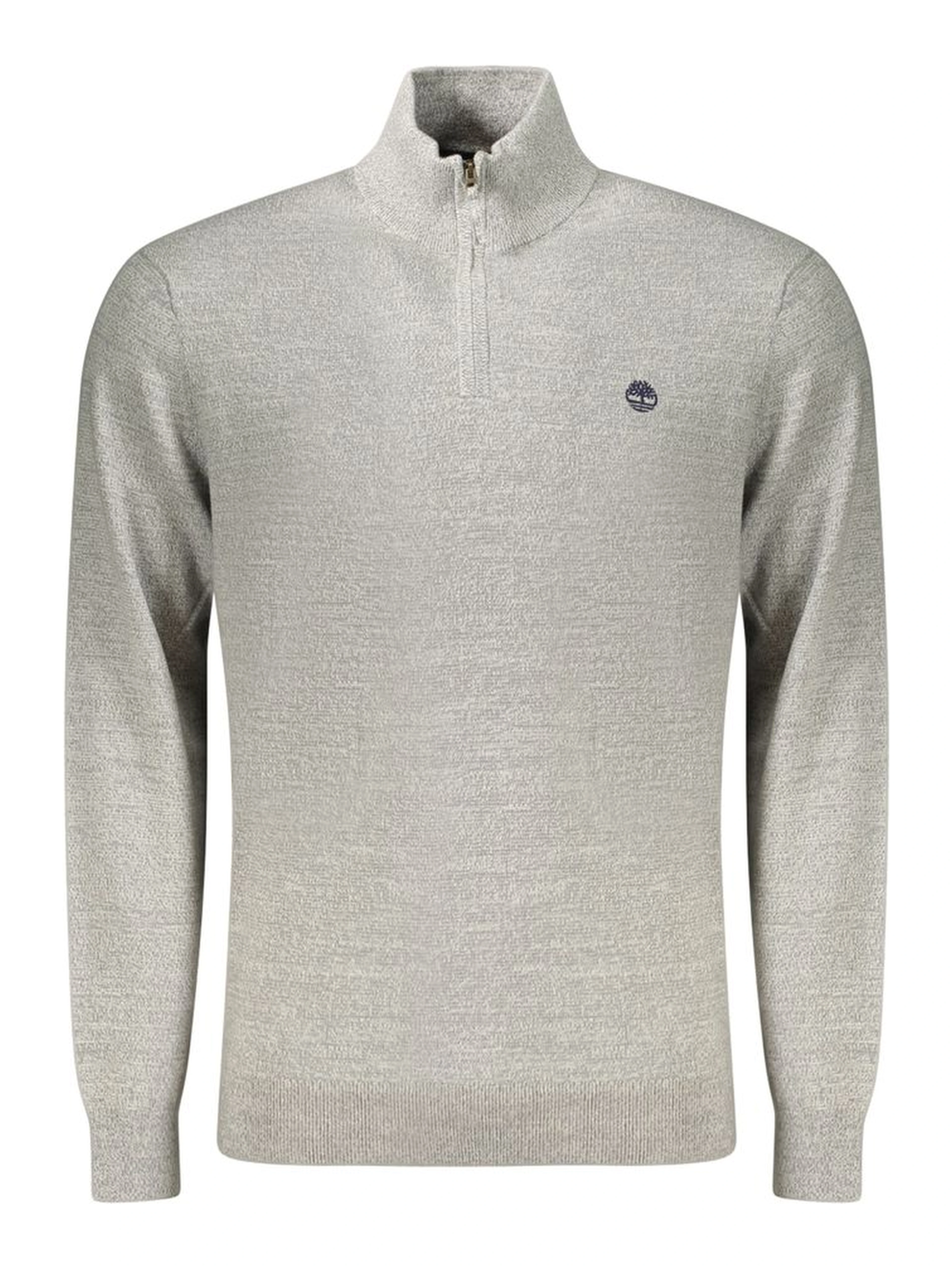 Gray Cotton Men's Sweater