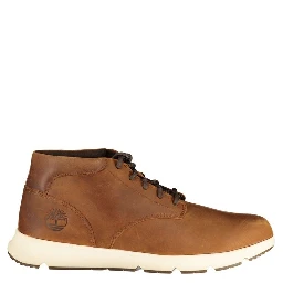 Brown Polyurethane Men's Sneaker