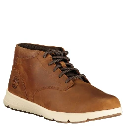 Brown Polyurethane Men's Sneaker