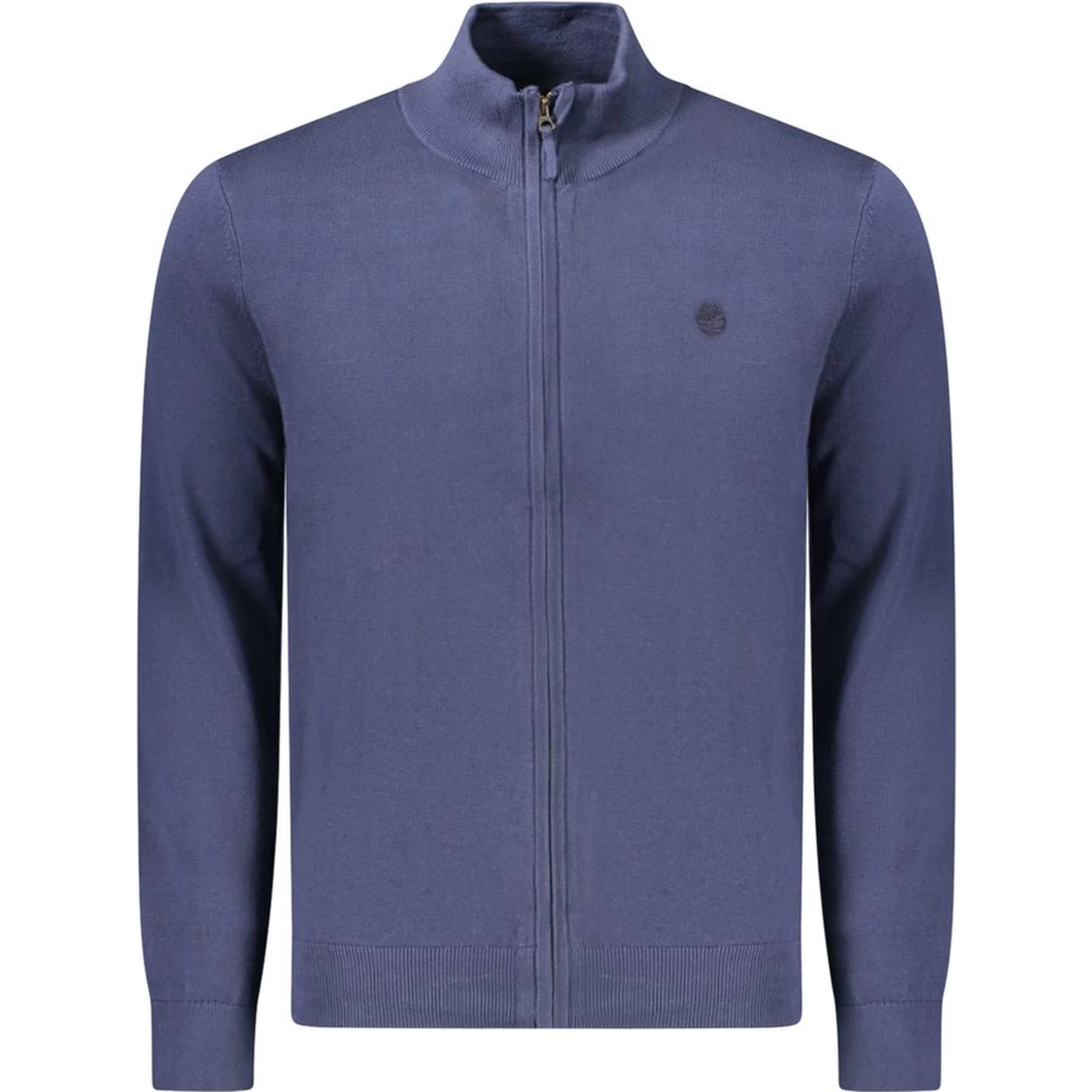 Blue Cotton Men Sweater