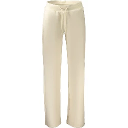 Beige Lyocell Women Trouser