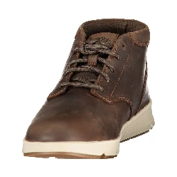 Brown Polyurethane Men Sneakers