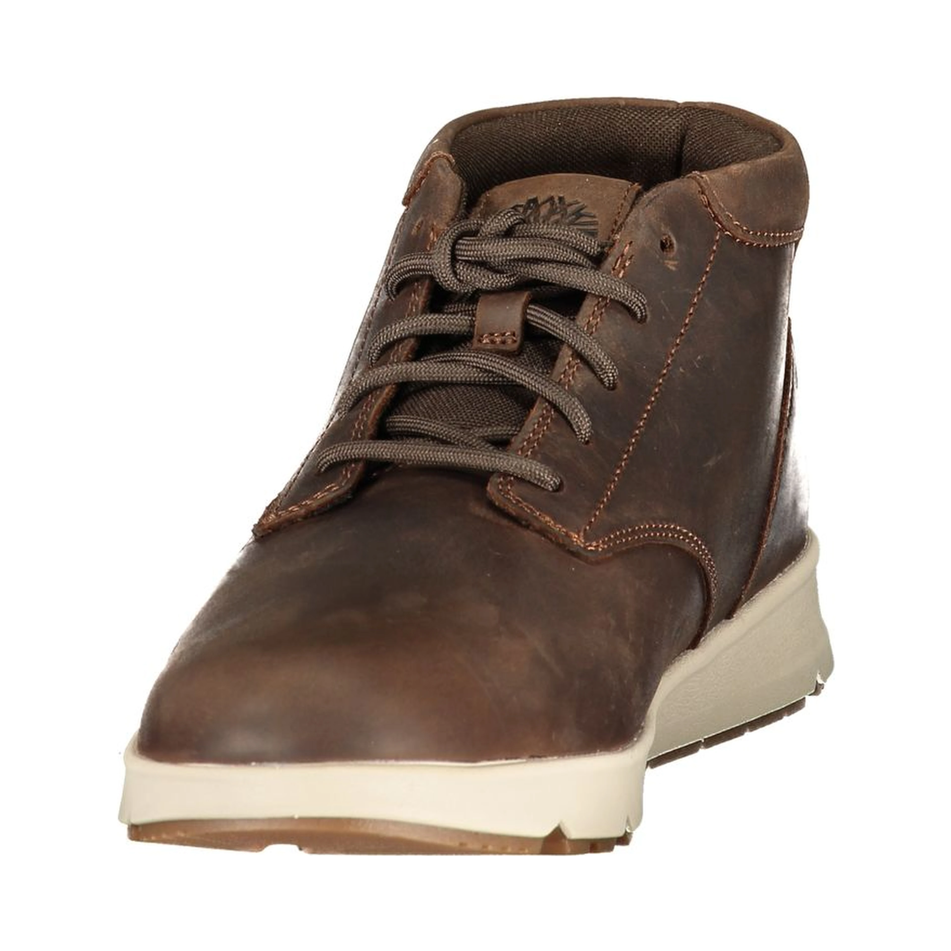 Brown Polyurethane Men Sneakers