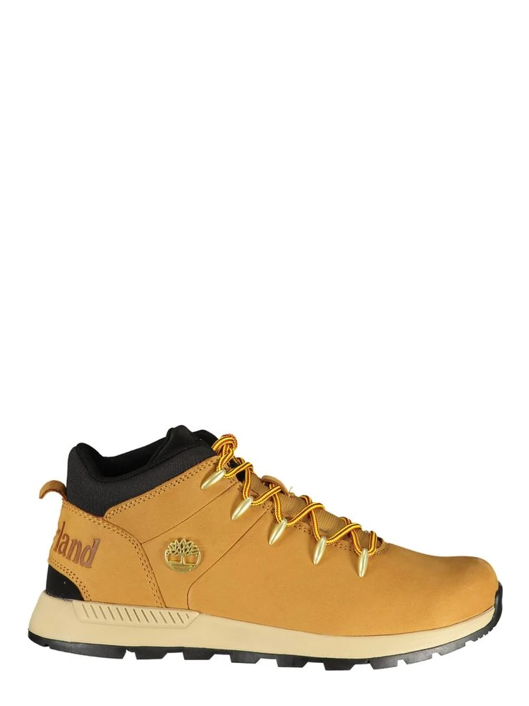 Yellow Leather Women's Sneaker