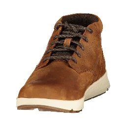 Brown Polyurethane Men's Sneaker