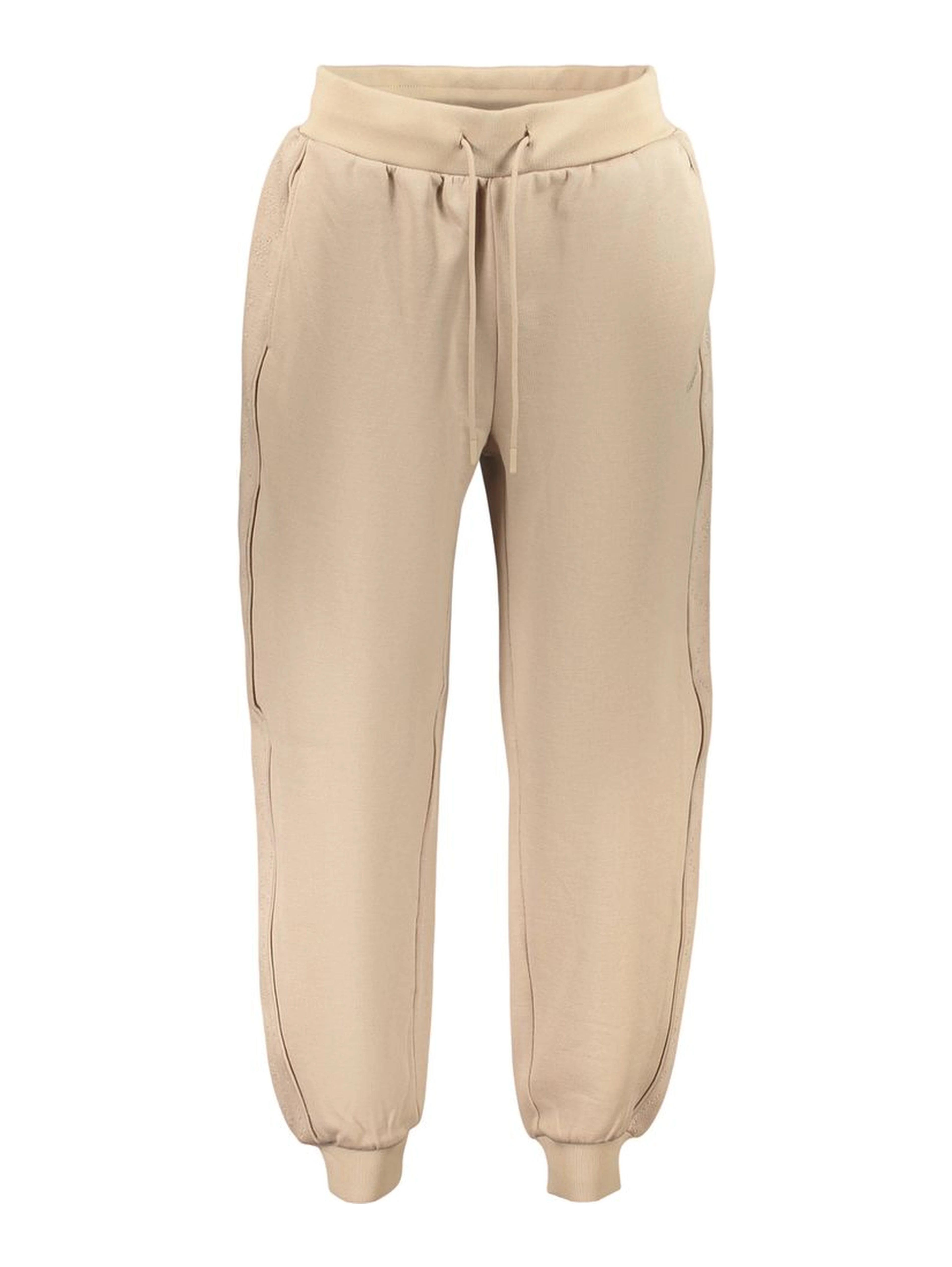 Beige Lyocell Womens Trousers