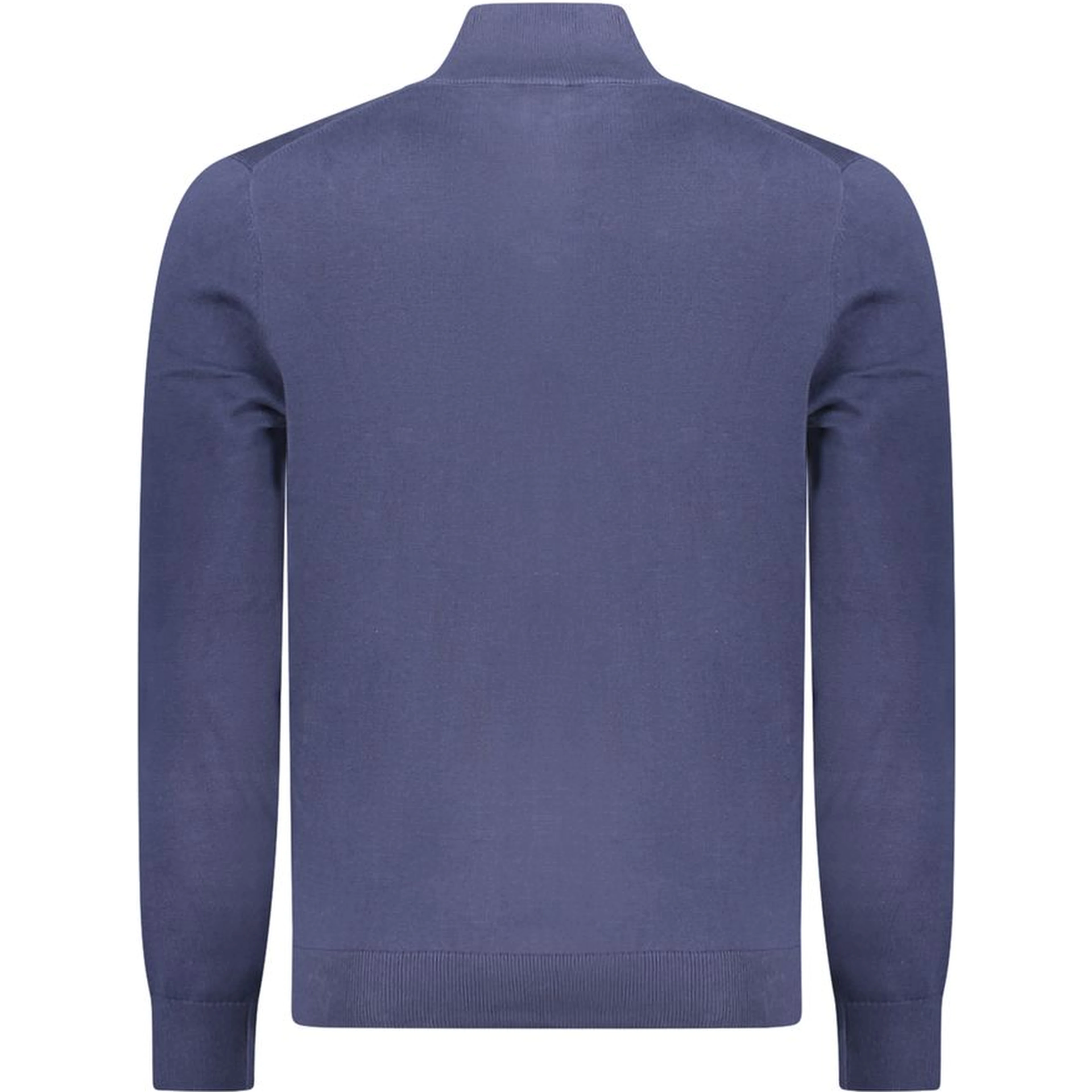 Blue Cotton Men Sweater