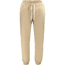 Beige Cotton Mens Trousers