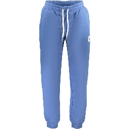Blue Cotton Men's Trousers