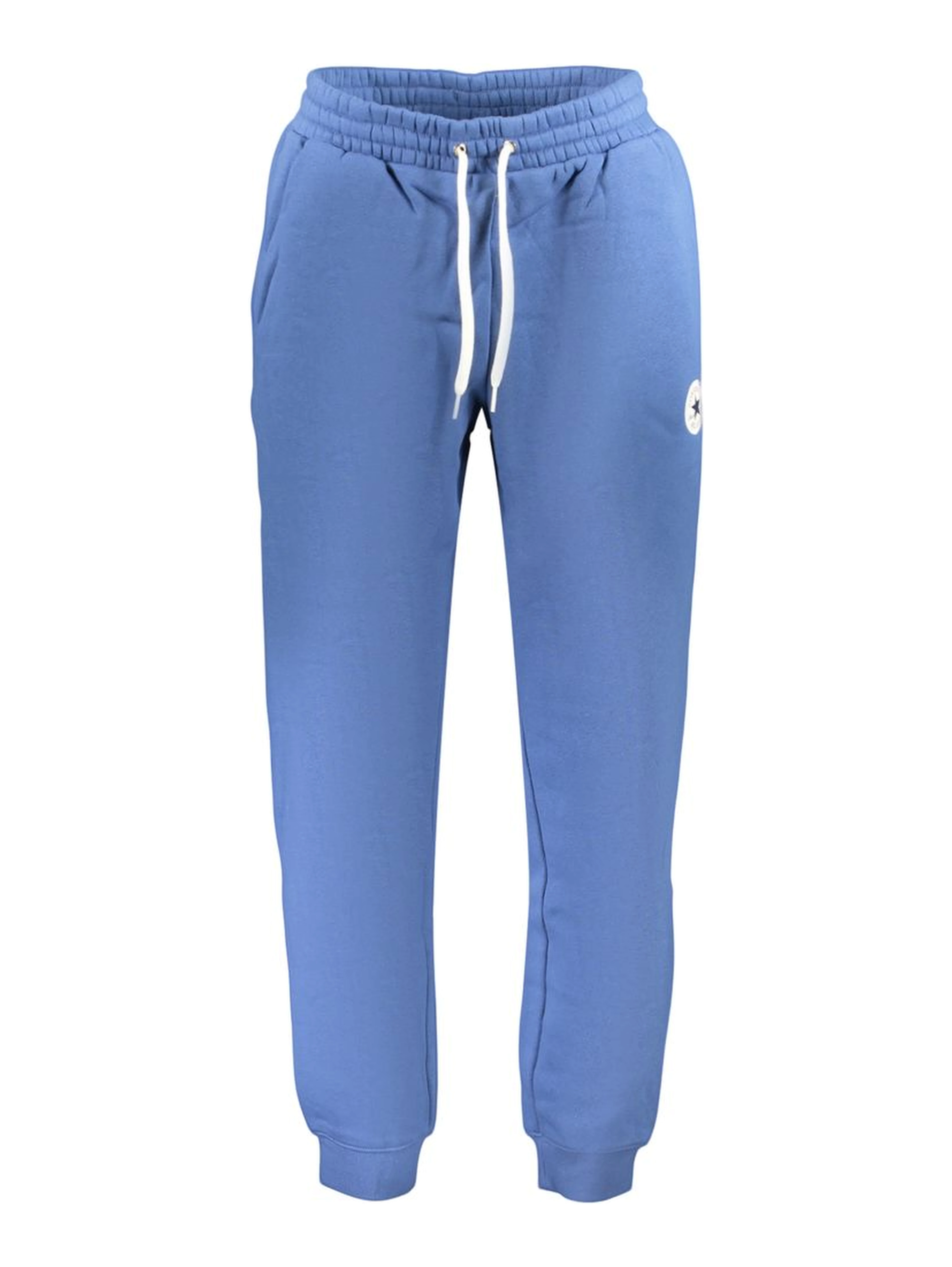 Blue Cotton Men's Trousers
