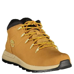 Yellow Leather Women's Sneaker