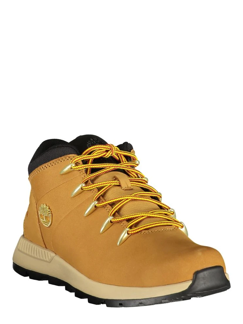 Yellow Leather Women's Sneaker