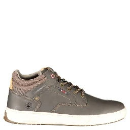 Brown Polyurethane Men's Sneaker