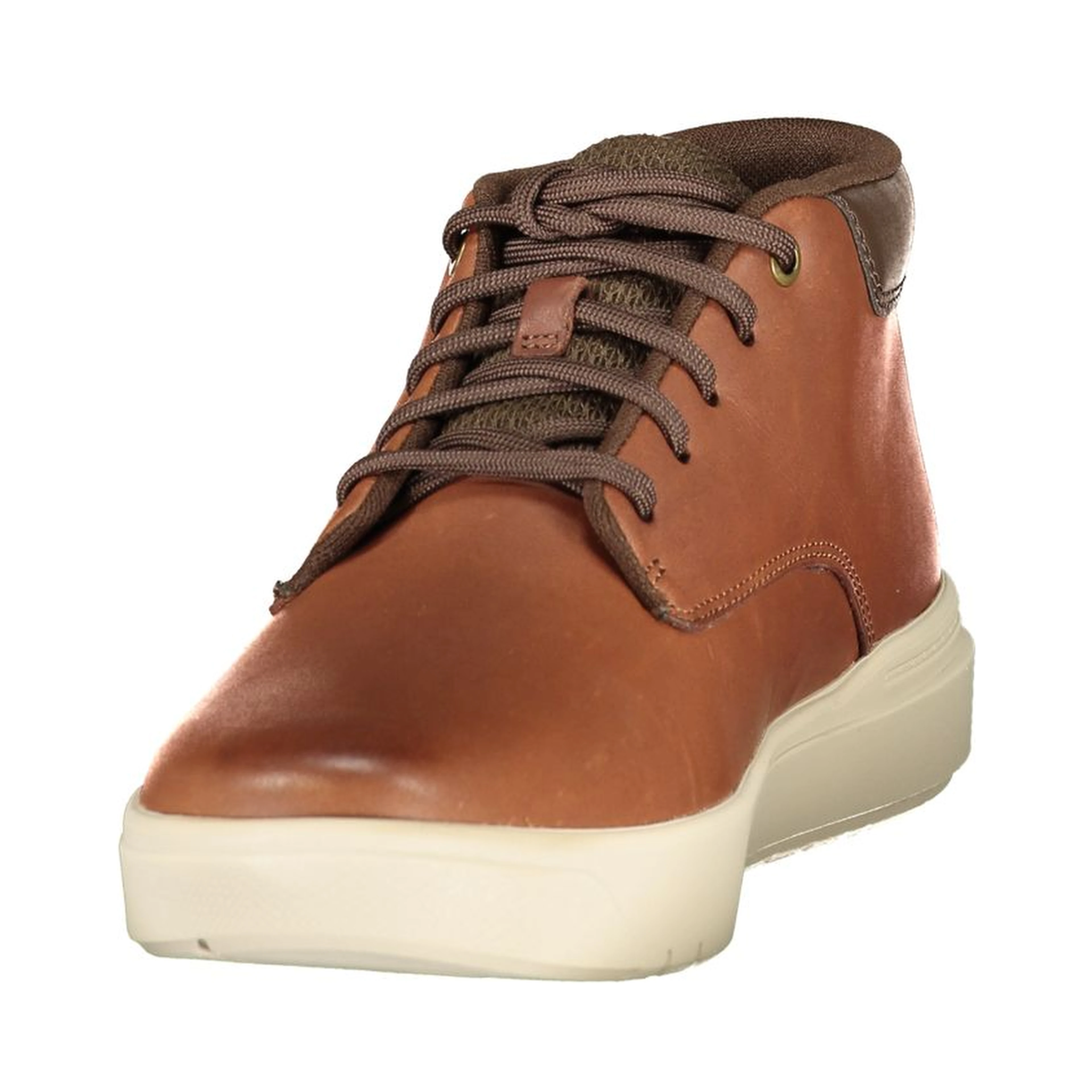 Brown Polyurethane Men's Sneaker