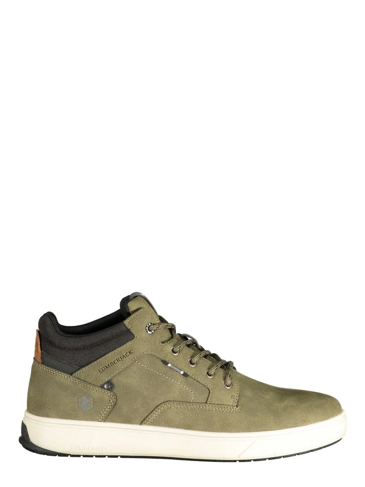 Verde Polyester Mens Sneaker