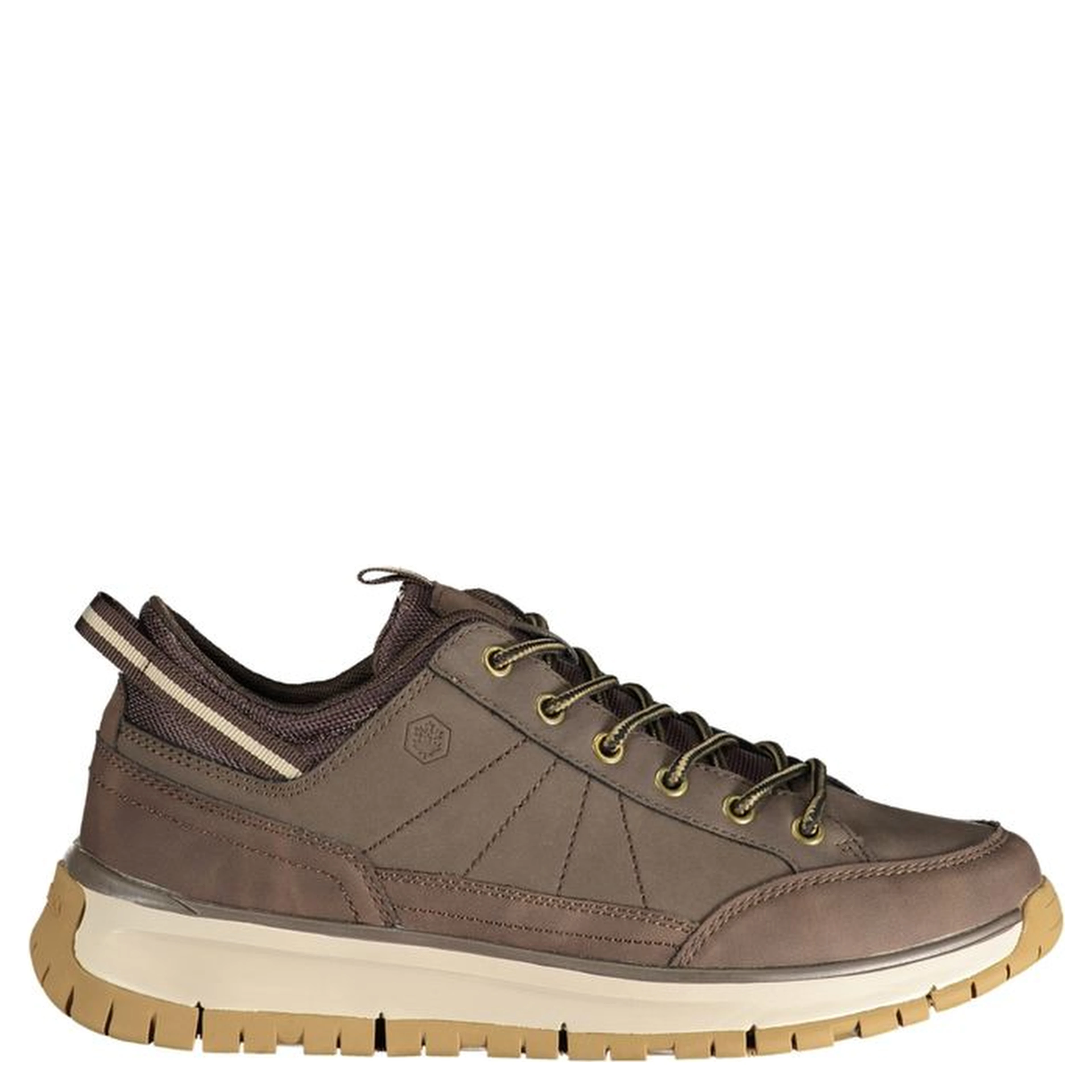 Brown Polyurethane Men's Sneaker