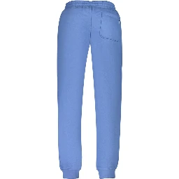 Blue Cotton Men's Trousers