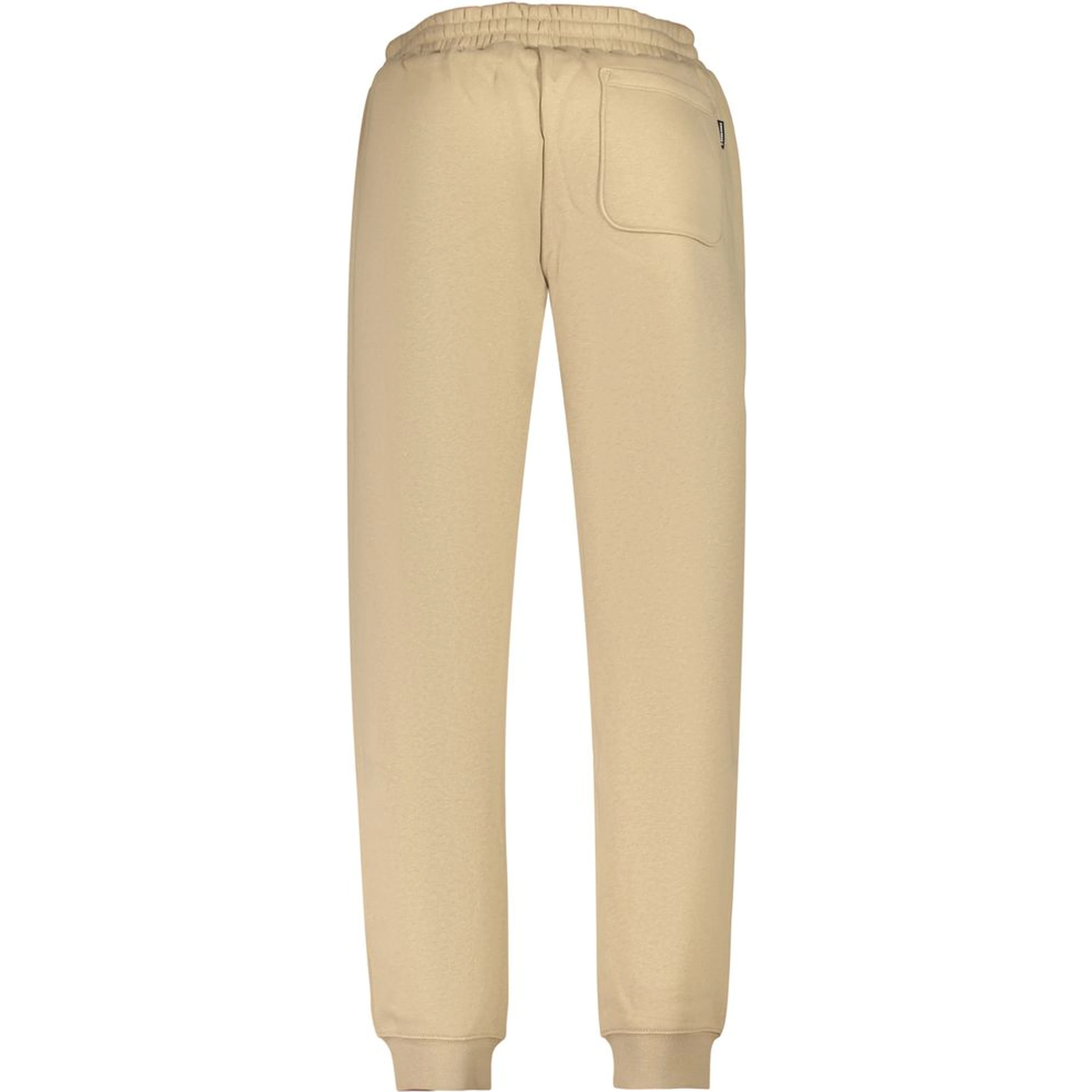 Beige Cotton Mens Trousers