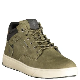 Verde Polyester Mens Sneaker
