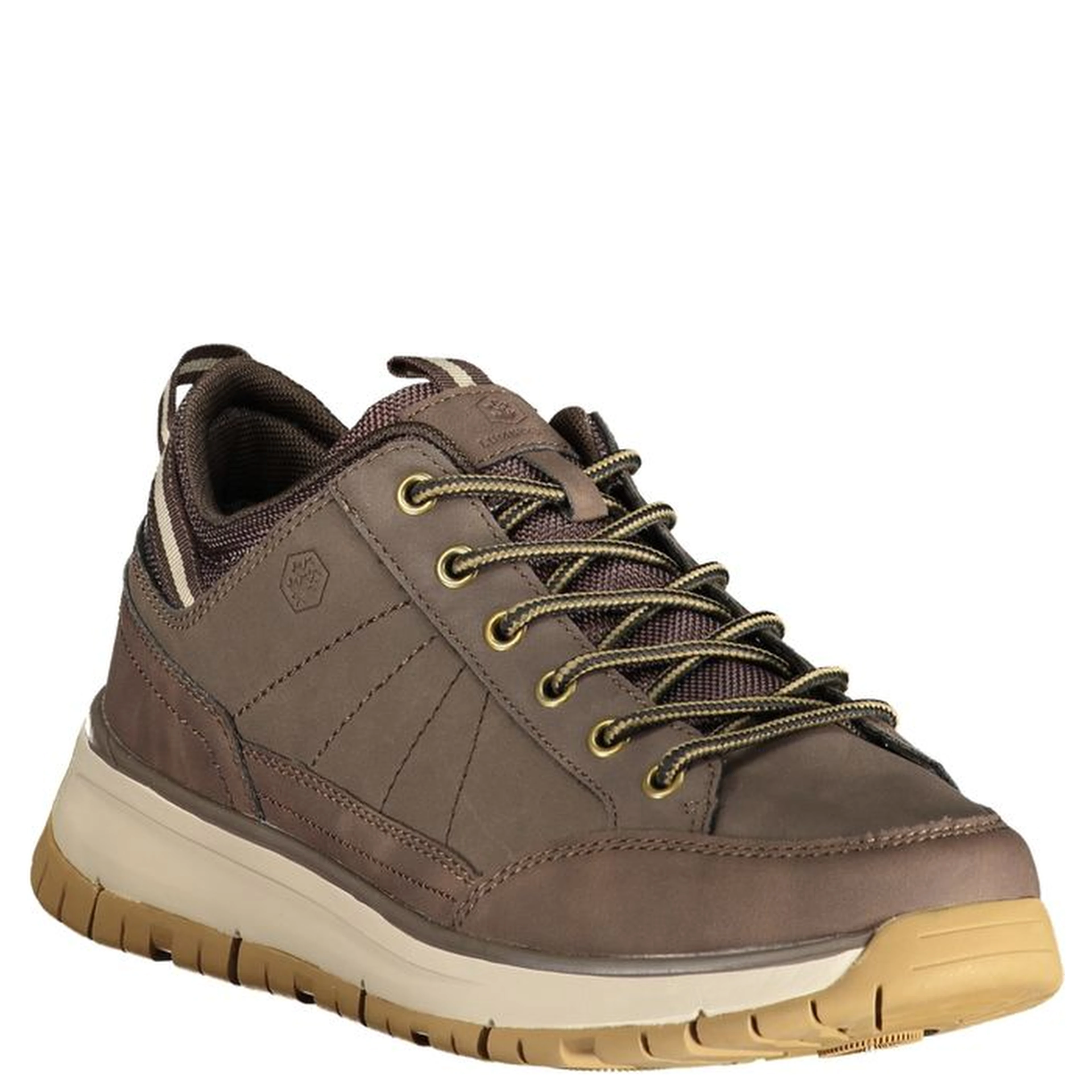 Brown Polyurethane Men's Sneaker