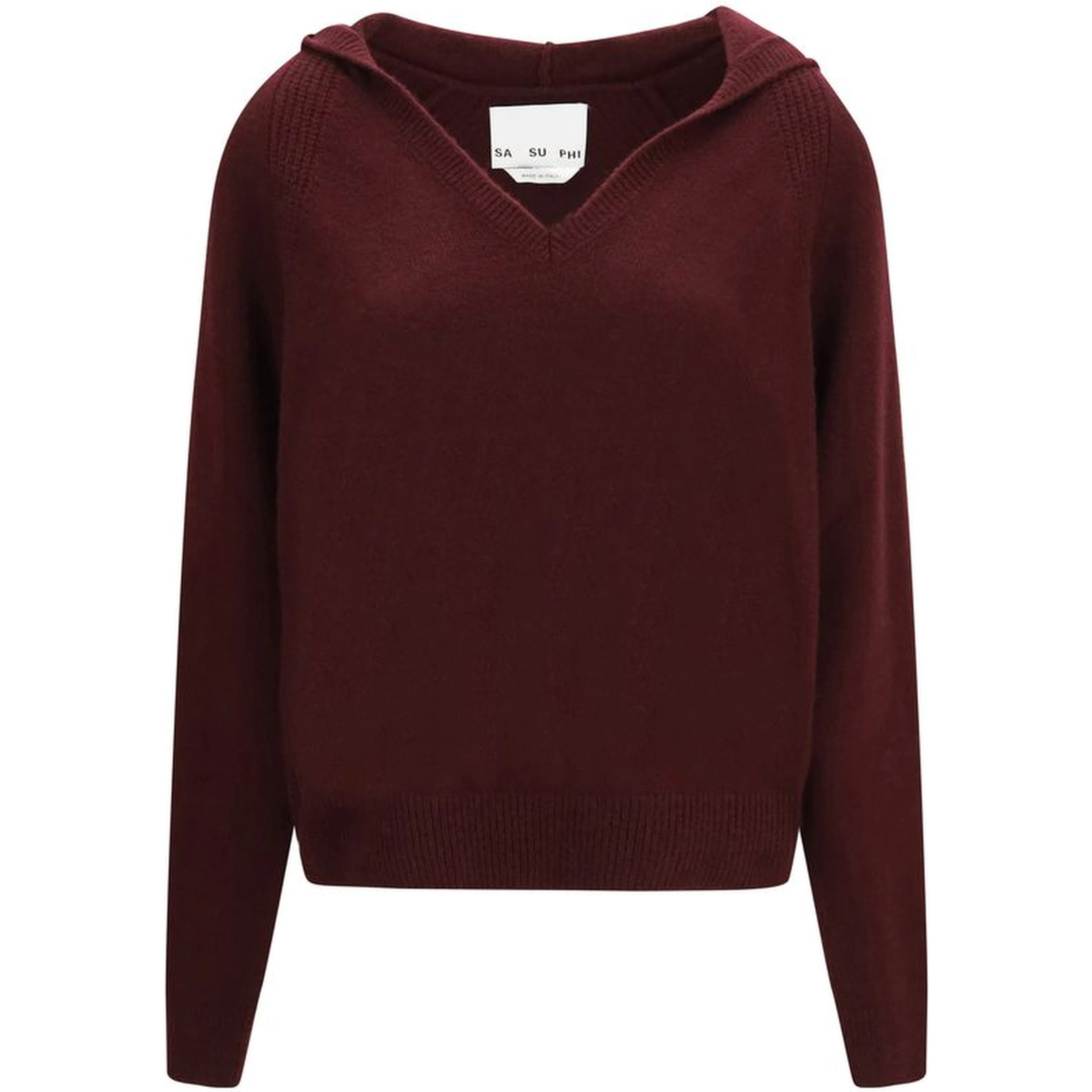 Bordeaux Cashmere Hoodie