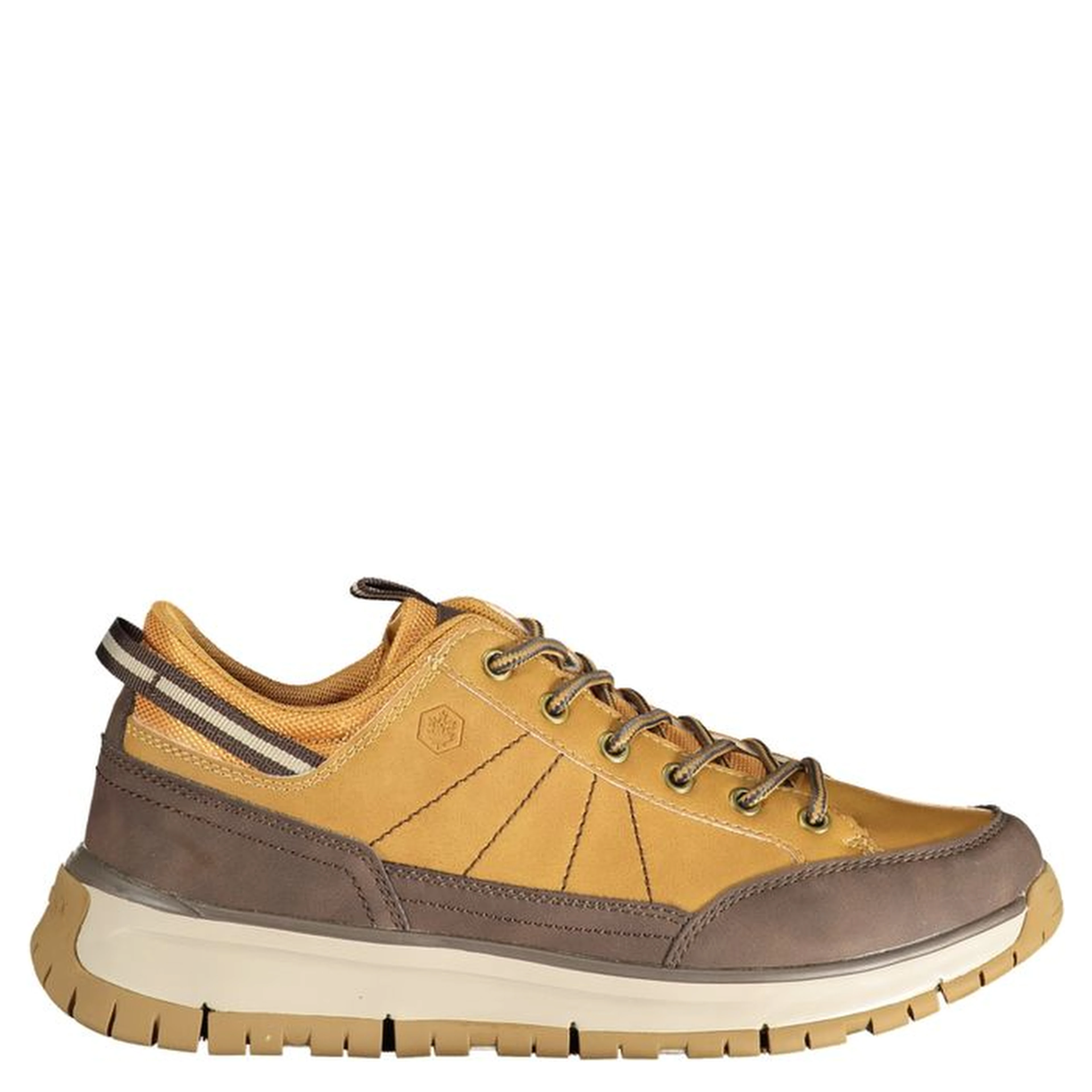 Brown Polyurethane Men's Sneaker