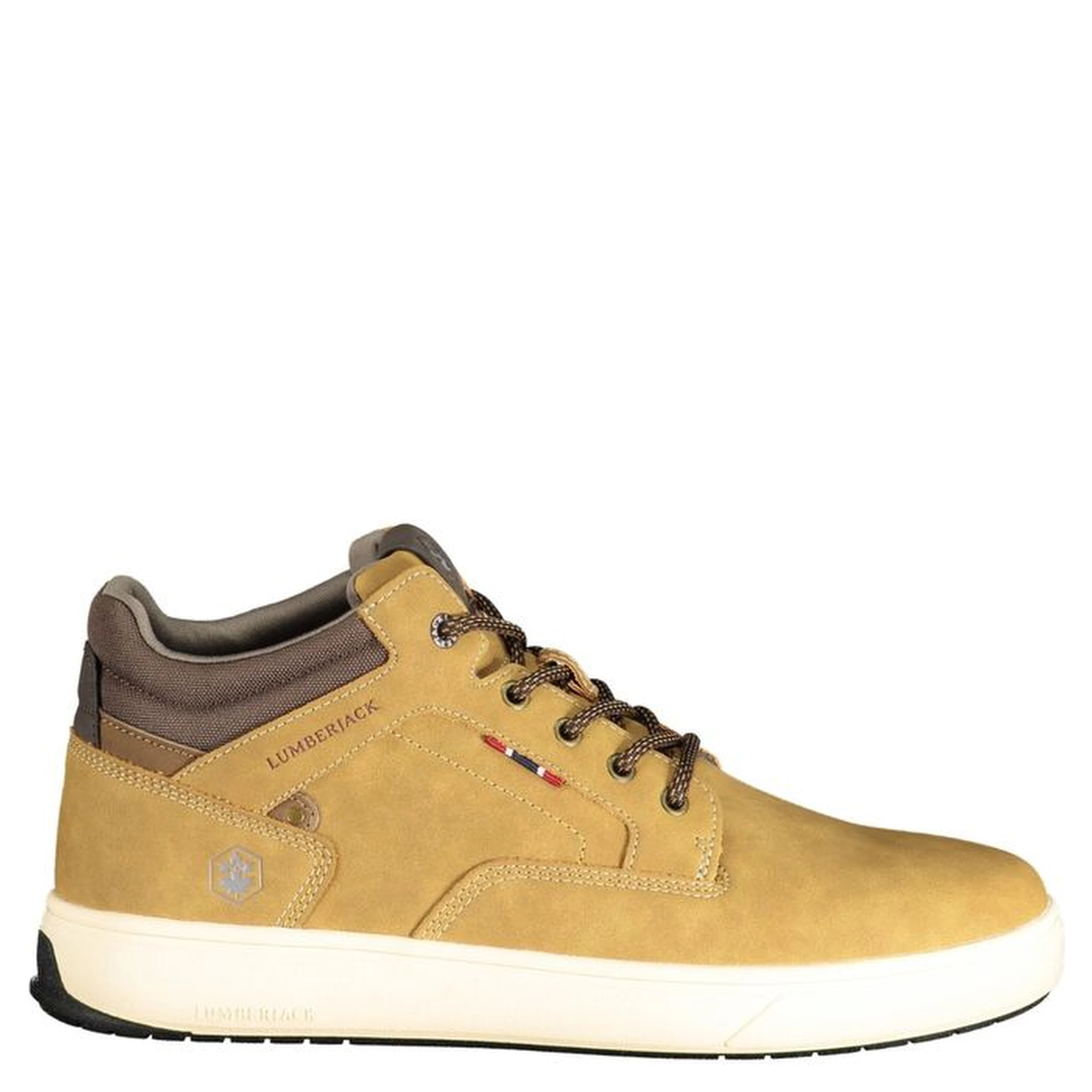 Brown Polyurethane Men's Sneaker