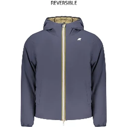 Blue Nylon Men's Jacket