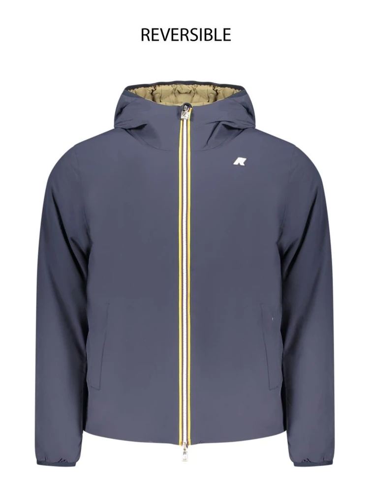 Blue Nylon Men's Jacket