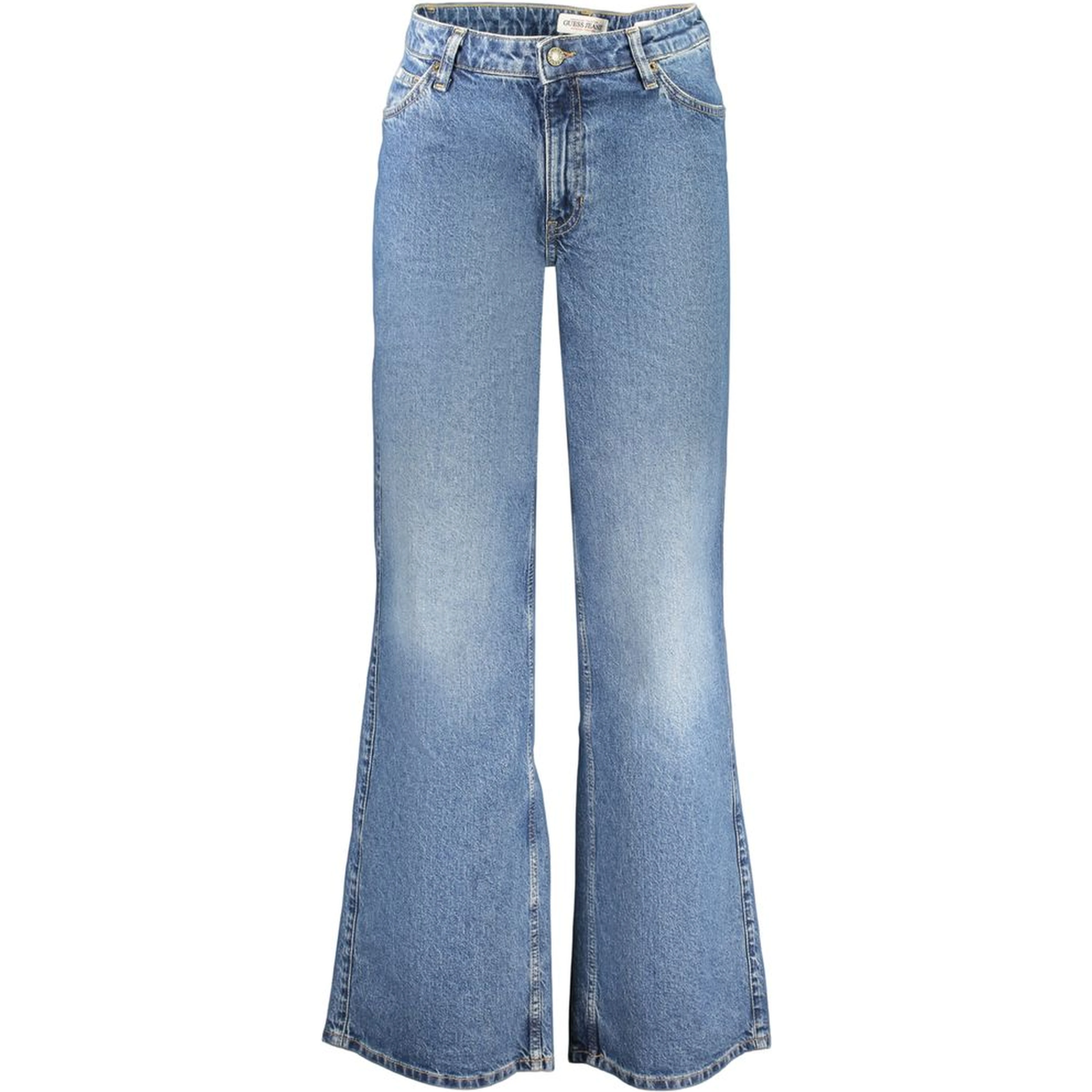 Blue Wool Women's Jeans