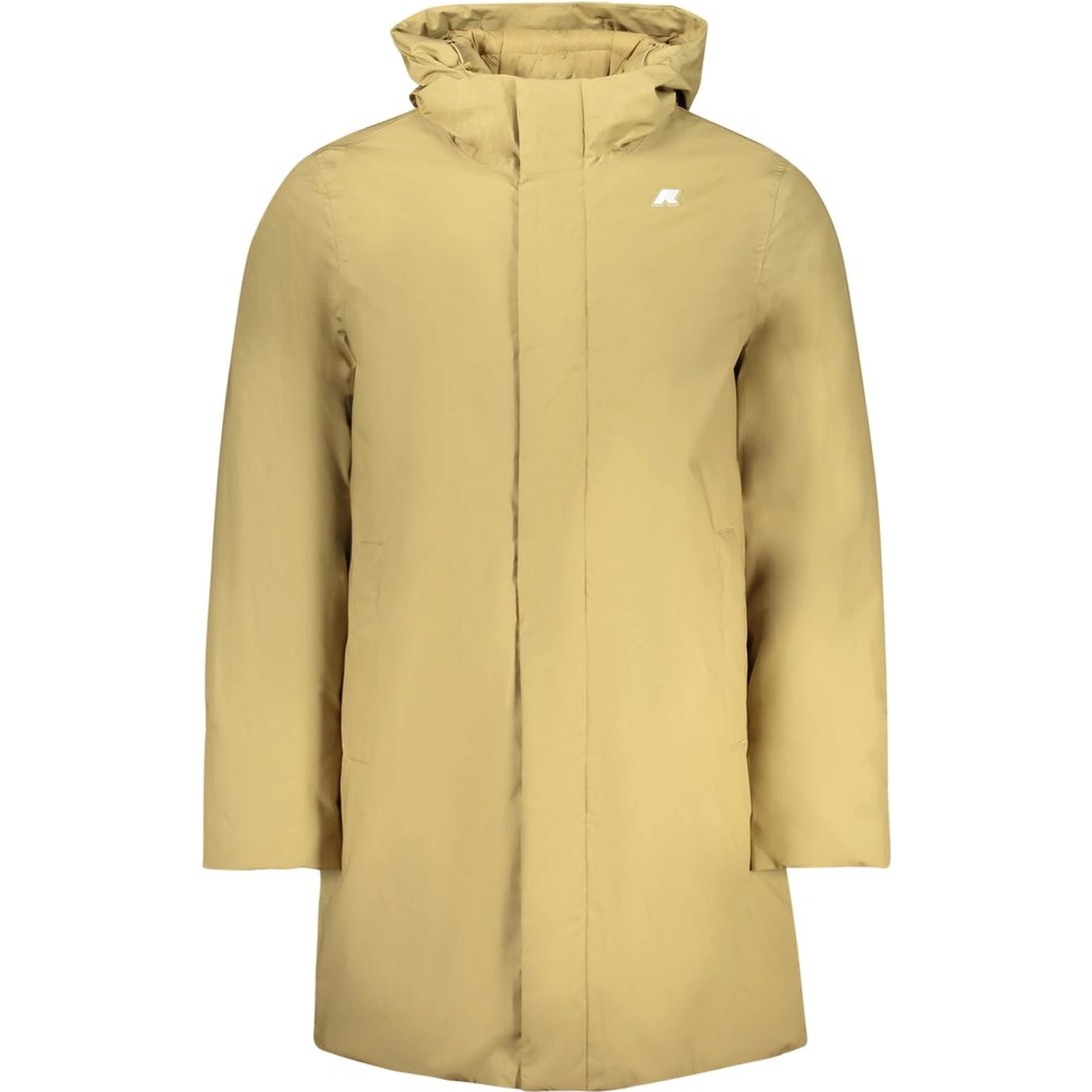 Beige Polyester Men's Jacket