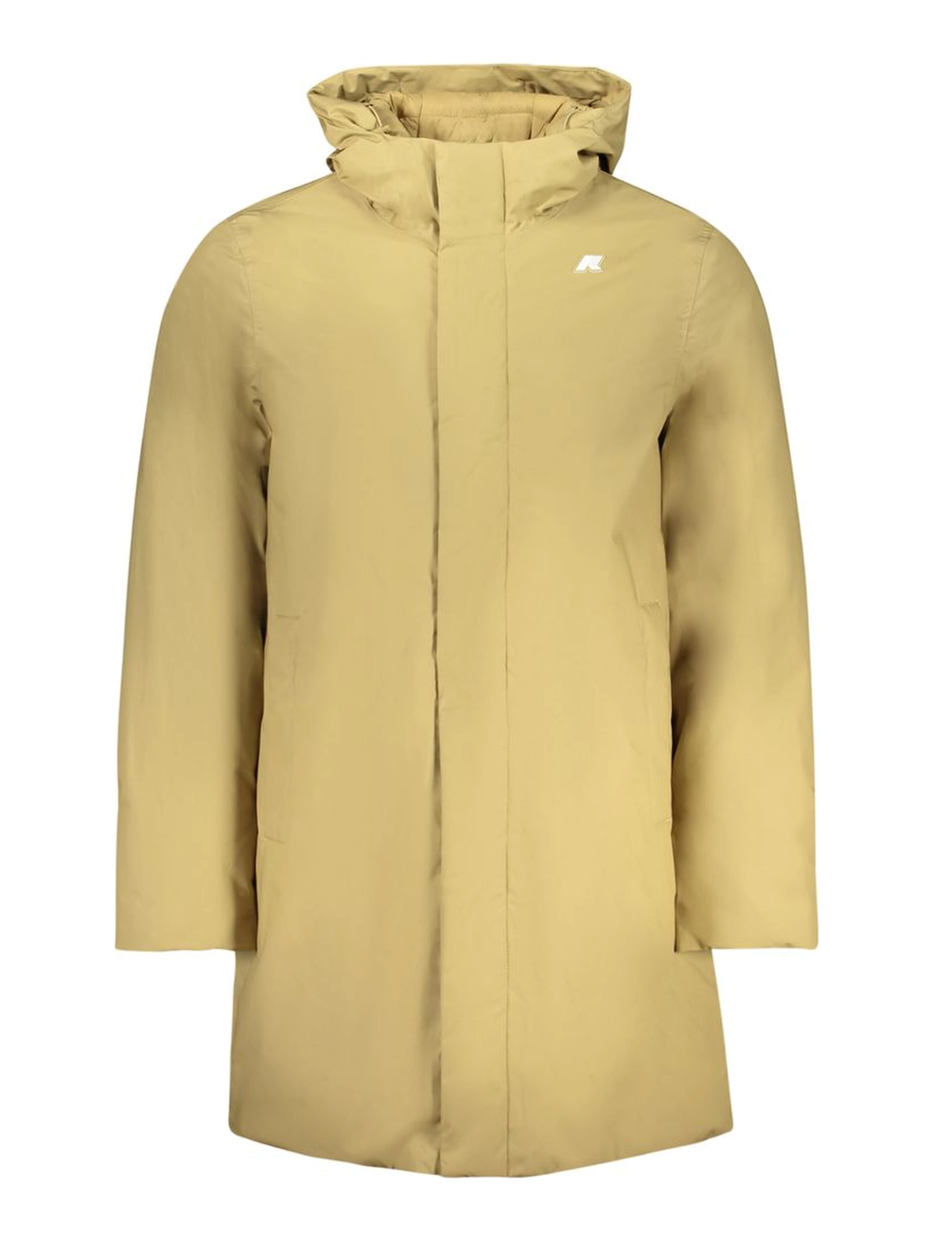 Beige Polyester Men's Jacket