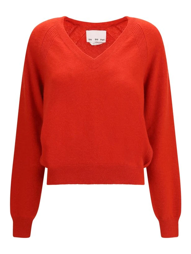 Red Cashmere Sweater