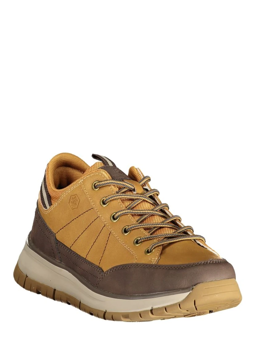 Brown Polyurethane Men's Sneaker
